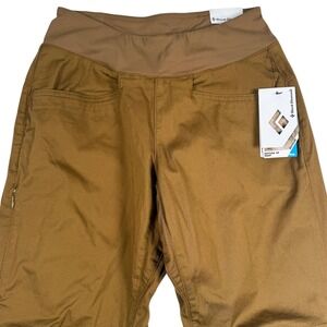 Black Diamond Notion SP Pants Womens XS Brown Organic Cotton Climbing Jogger New